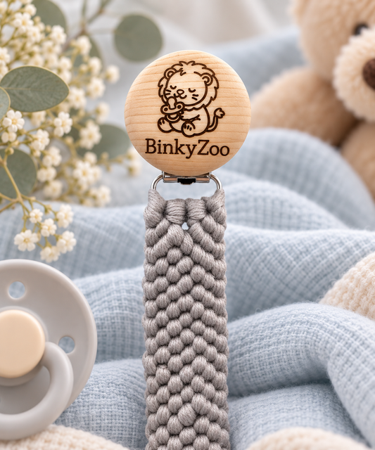 Little Lion | BinkyClip | Non-Toxic Washable